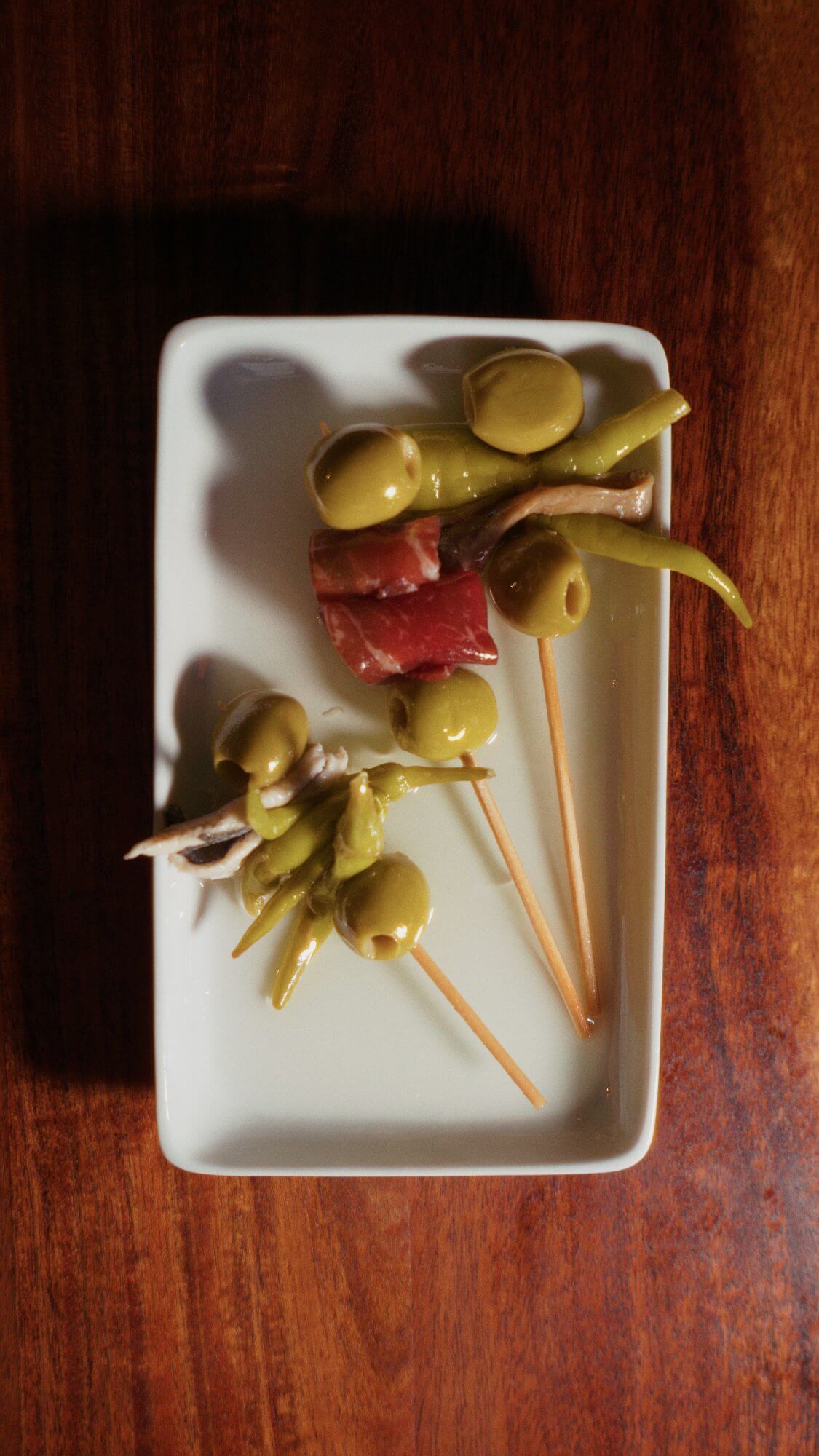 Gildas tradicionales – tapas en BIRA Bar Alicante